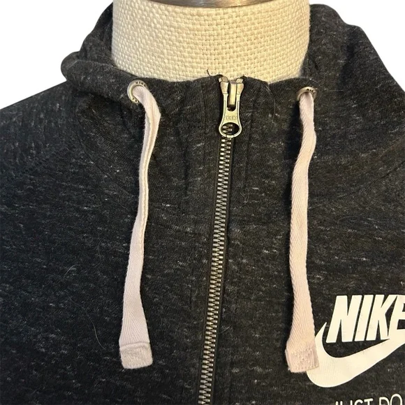 Nike Charcoal Full-Zip Hoodie - Picture 3 of 7